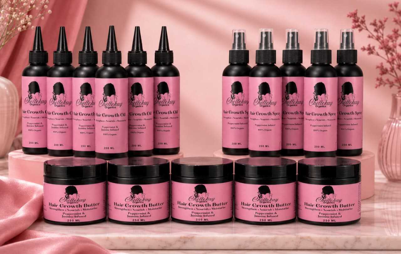 Crowned Lioness Store haircare products displayed together